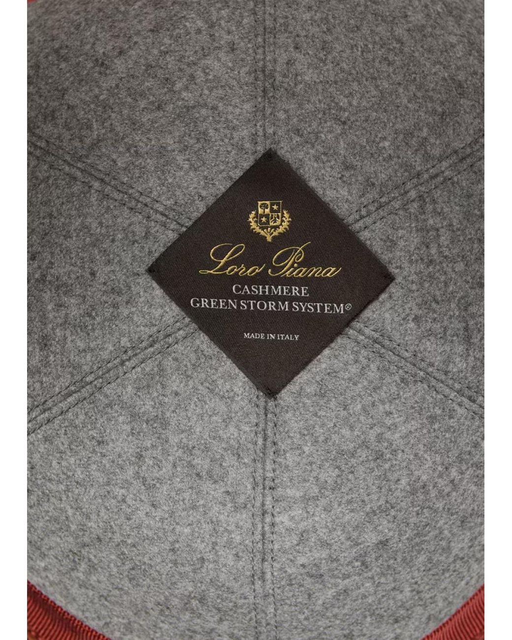 Loro Piana Brown Baseball Cap for men