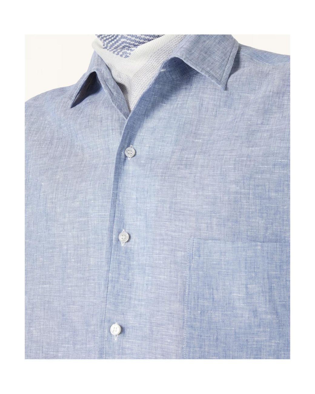 Loro Piana Blue André Shirt for men