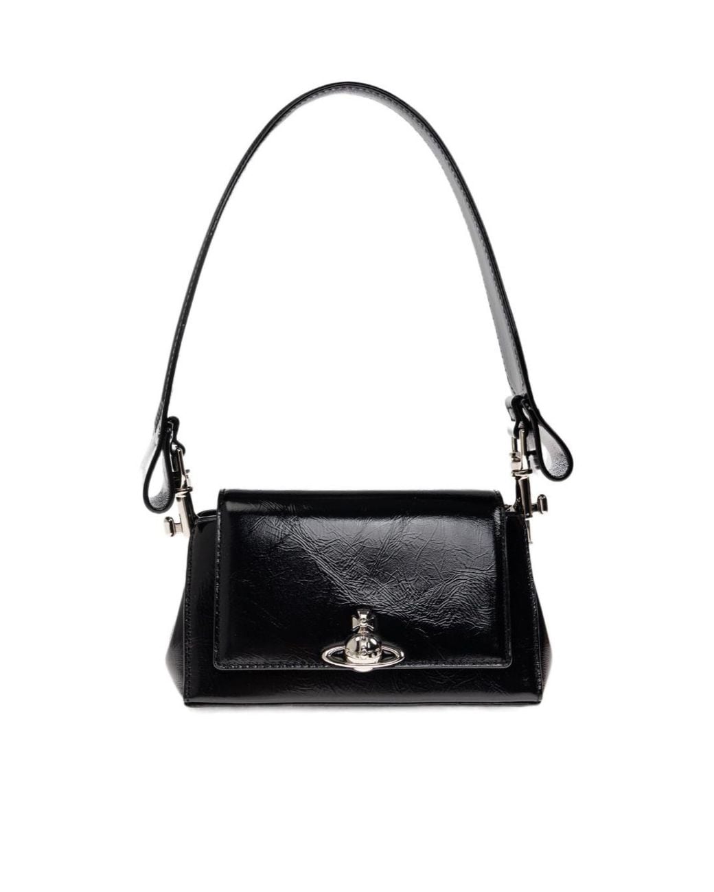 Vivienne Westwood Black Hazel Shoulder Bag