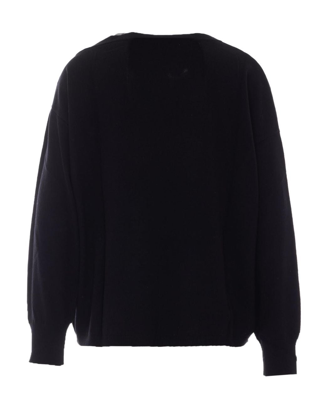 Liu Jo Black Strap Detail Knitted Sweater