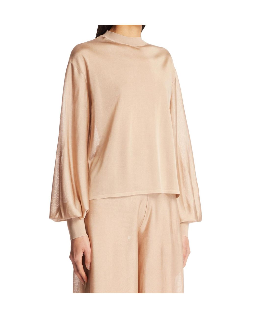 Alaïa Natural Long-Sleeved Knitwear