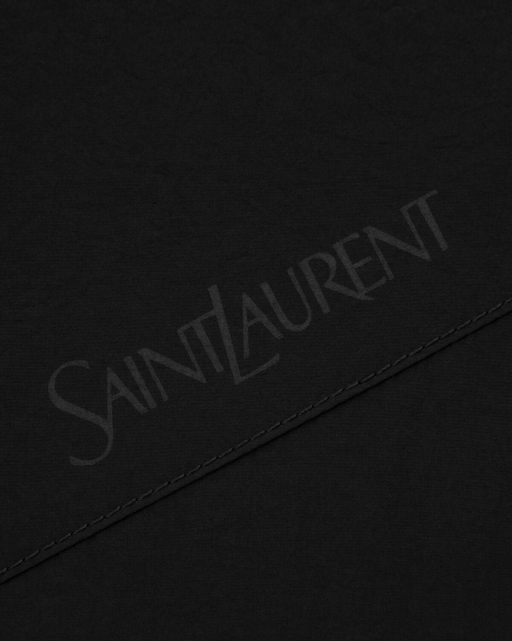 Saint Laurent Black Teddy Waterproof Jacket for men