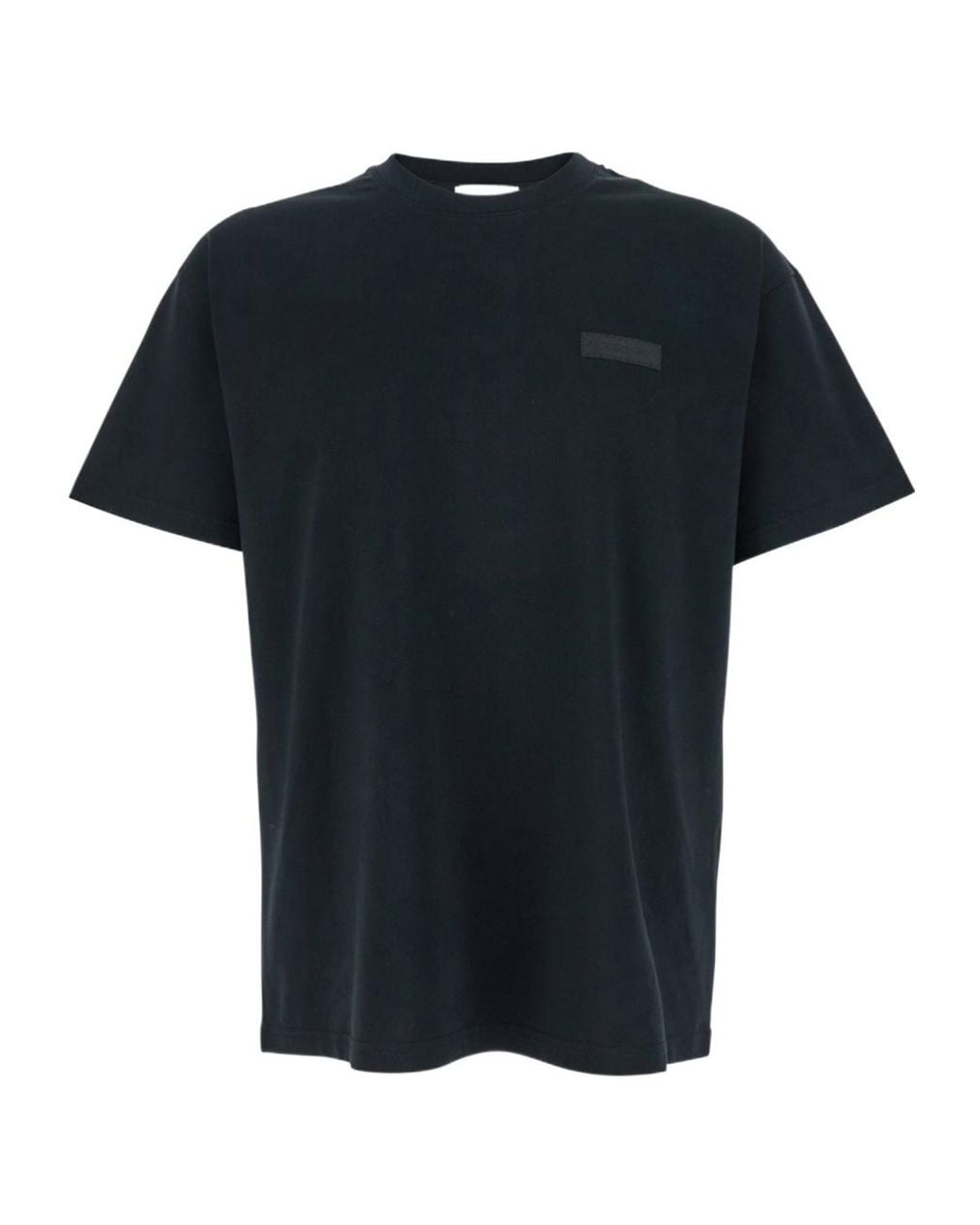 Givenchy Black Logo Patch Crewneck T-Shirt for men