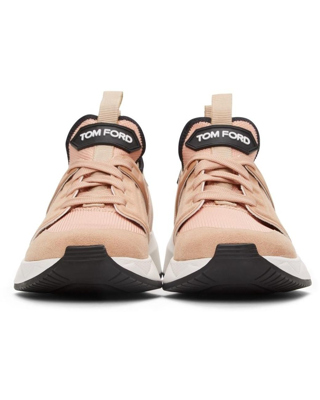Tom Ford Natural Jago Low-Top Sneakers