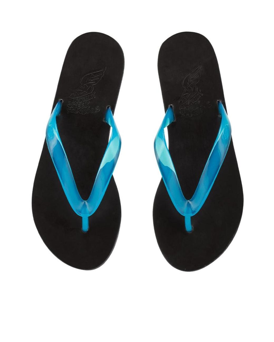 Ancient Greek Sandals Blue Flip-Flops