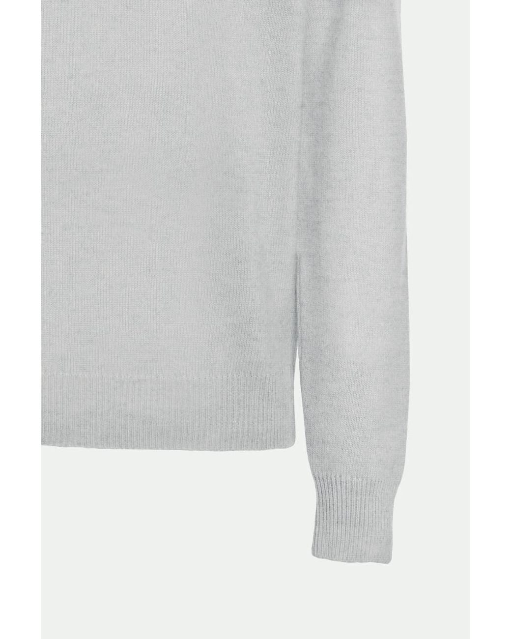 Malo Gray Turtleneck Straight Hem Jumper for men