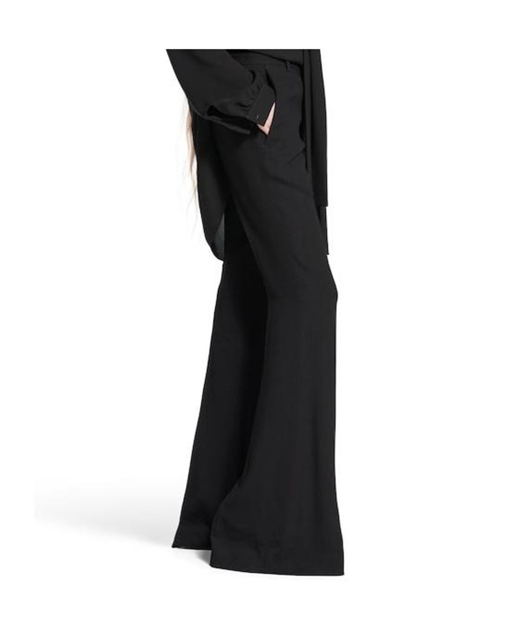 Balenciaga Black Flared Trousers