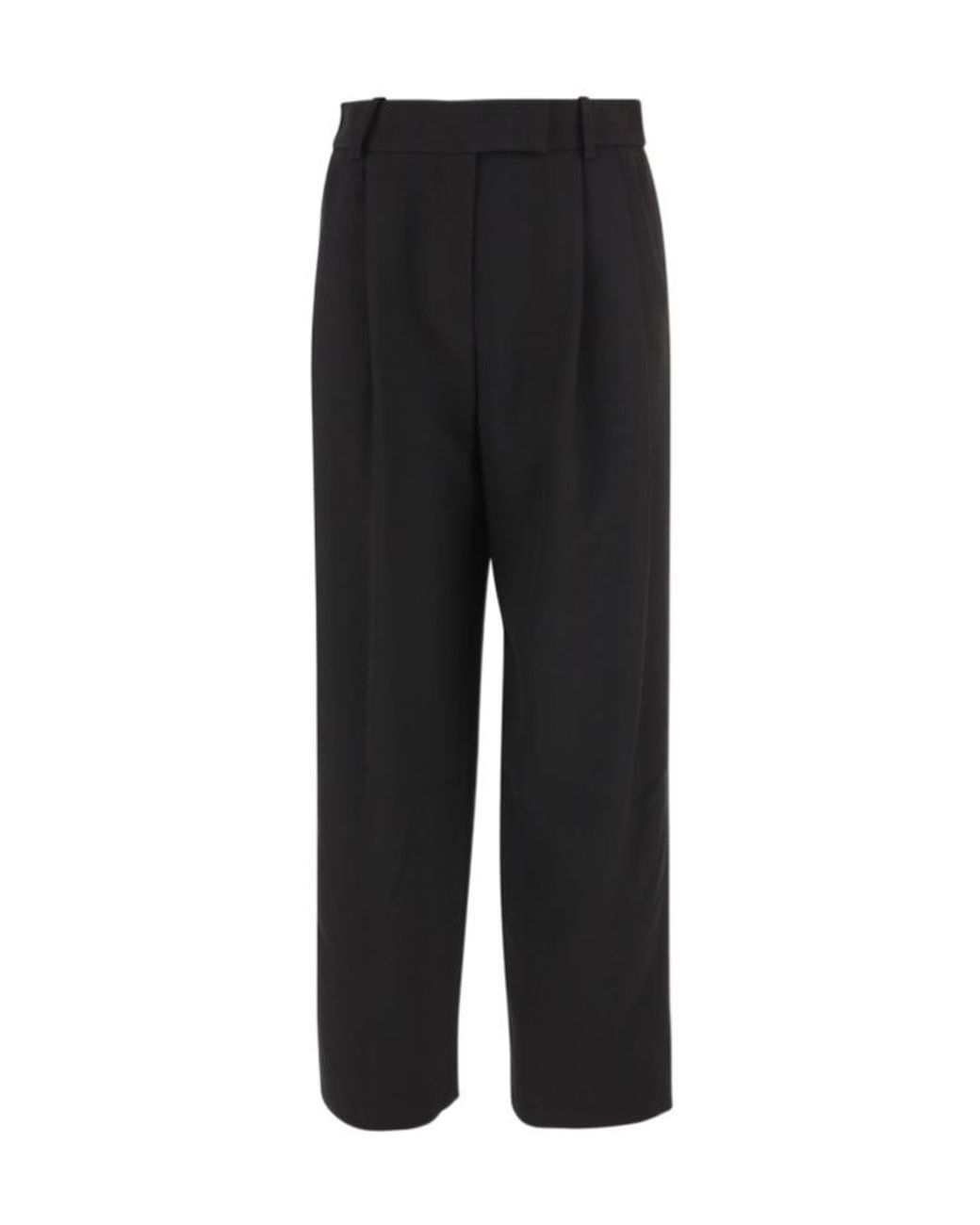 Giorgio Armani Black Tailored Wide-Leg Pants