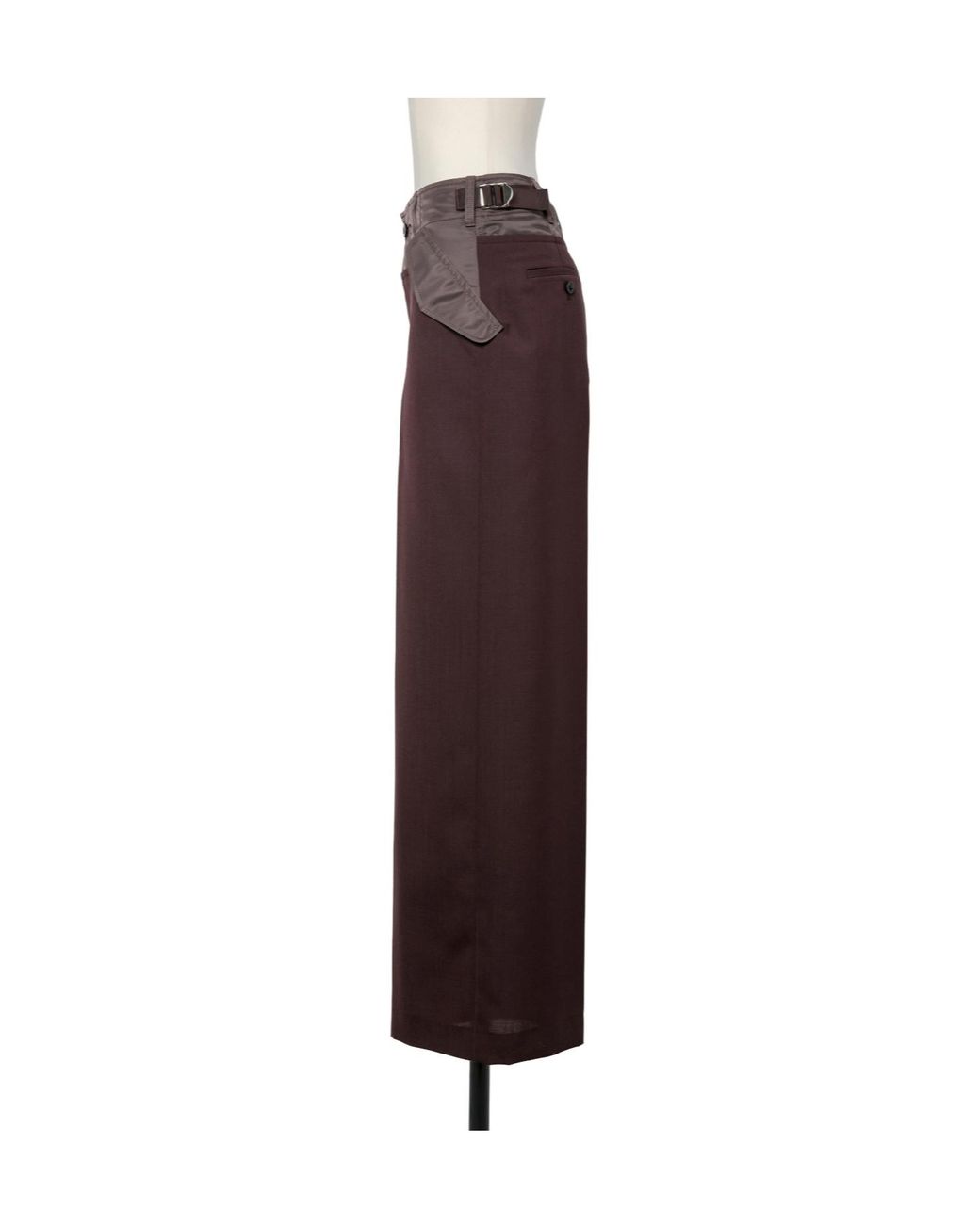 Sacai Purple Belt Loop Casual Pants