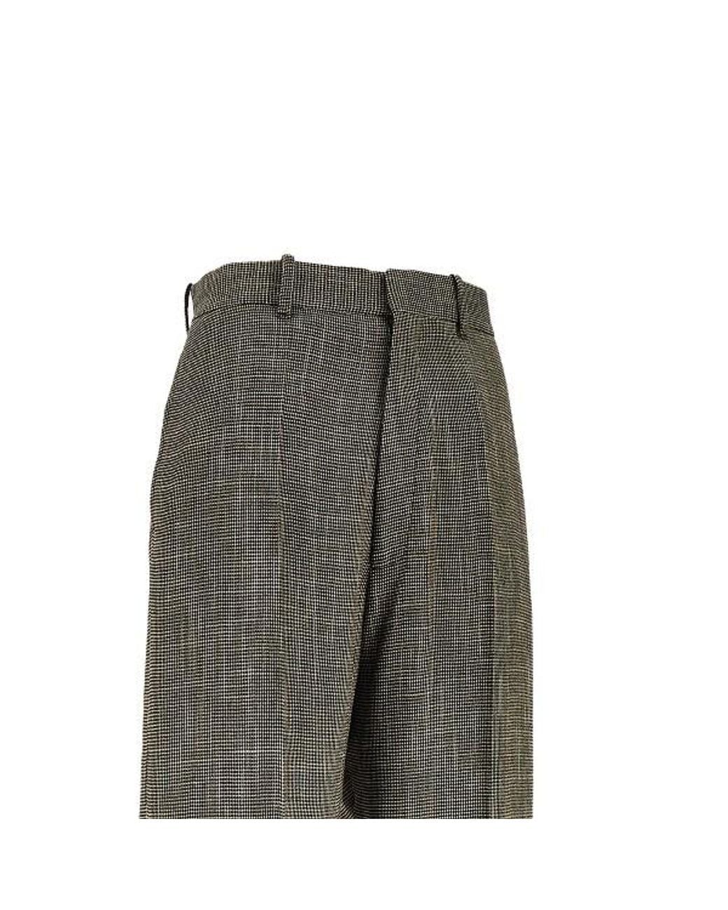 Phoebe Philo Gray Casual Pants With Belt Loops