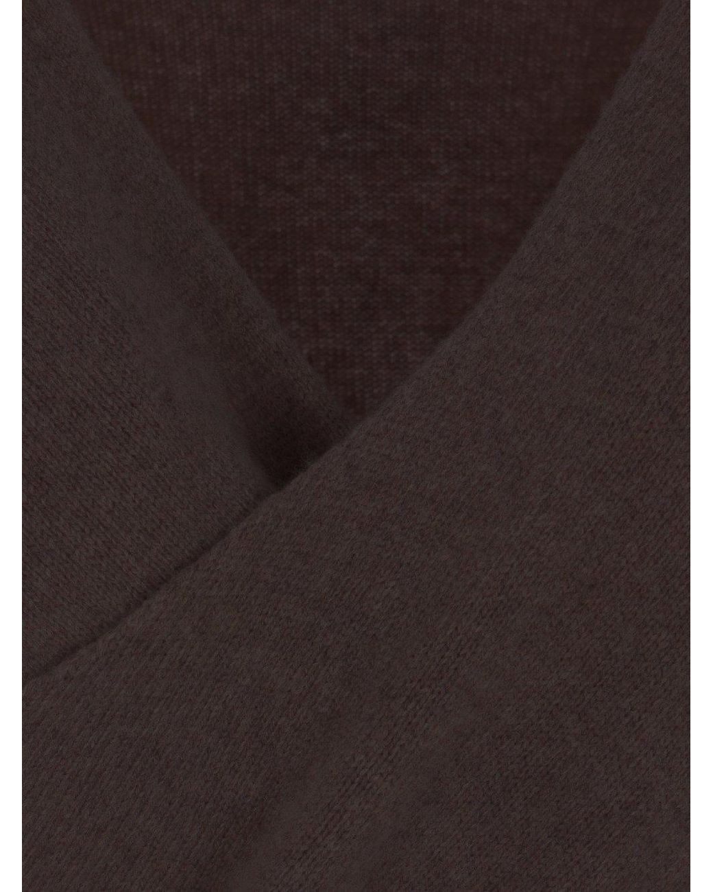 FEDERICA TOSI Brown Wrap Knitwear