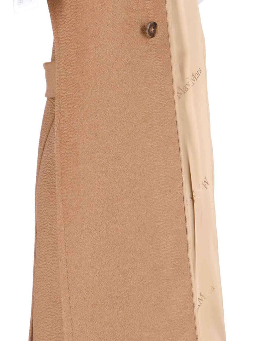 Max Mara Natural Manuela Tied-Waist Coat