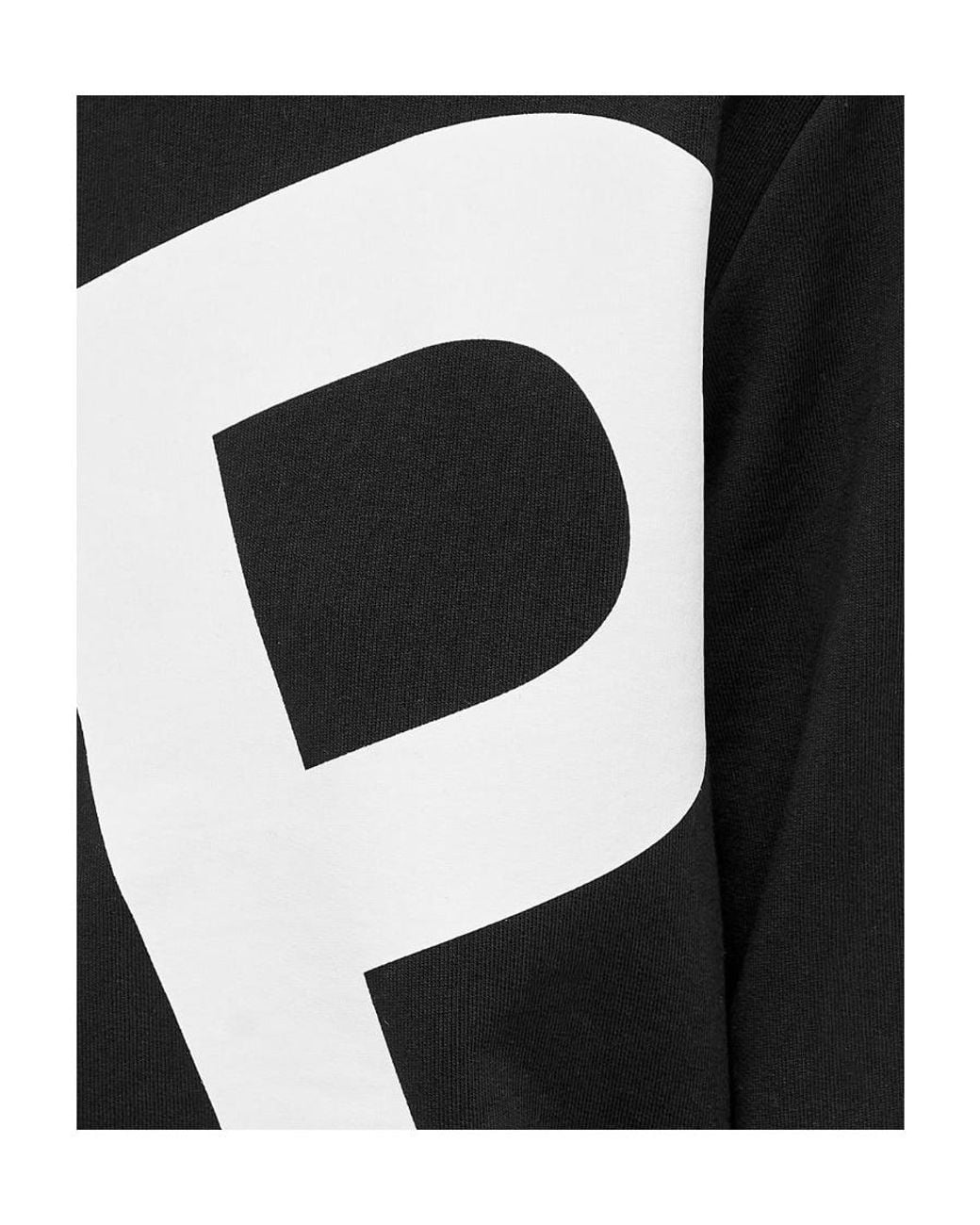 A.P.C. Black Logo-Printed Crewneck Sweatshirt