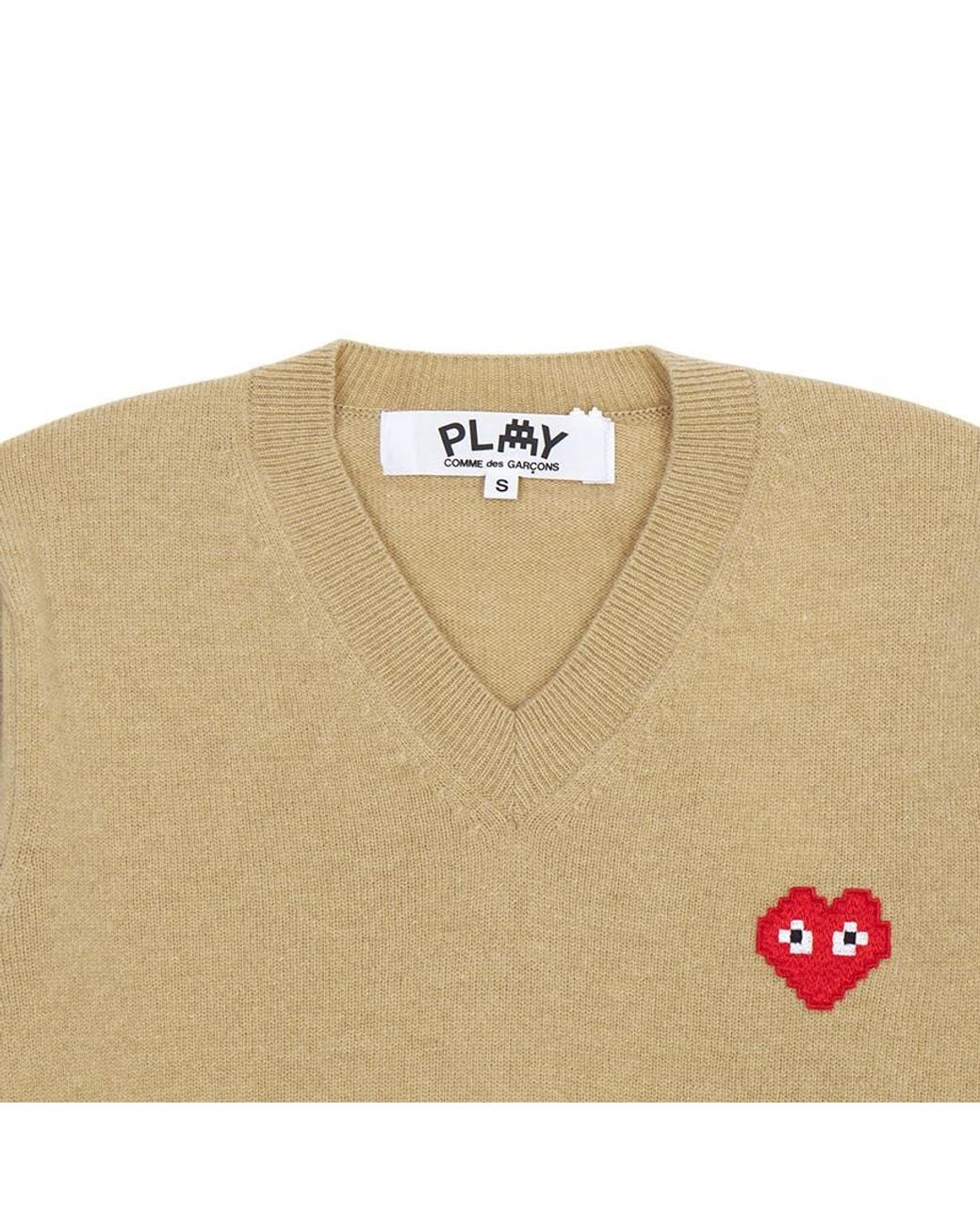 Comme des Garçons Natural Long Sleeve Sweater