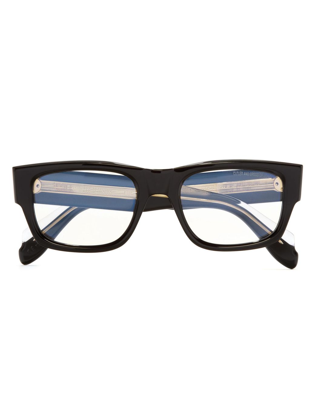 Cutler & Gross Multicolor Rectangular Flat Mirror for men