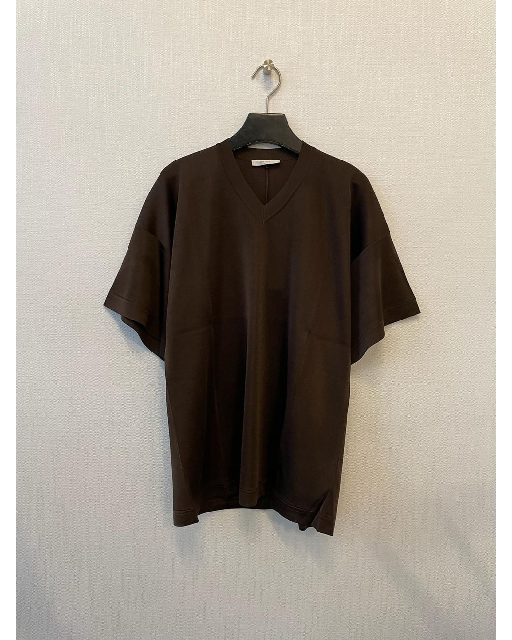 The Row Brown V-Neck T-Shirt