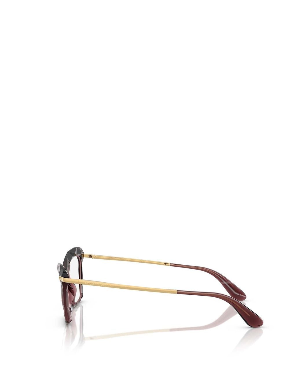 Dolce & Gabbana White Eyewear Rectangular Frame Glasses