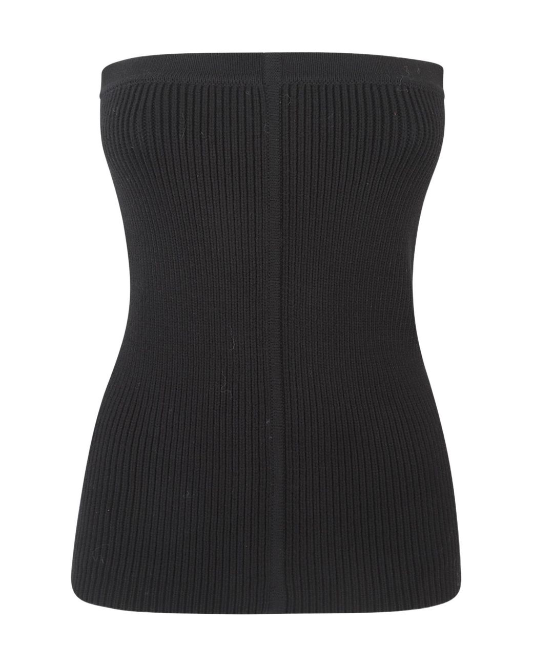 Rick Owens Black Knitted Tube Top