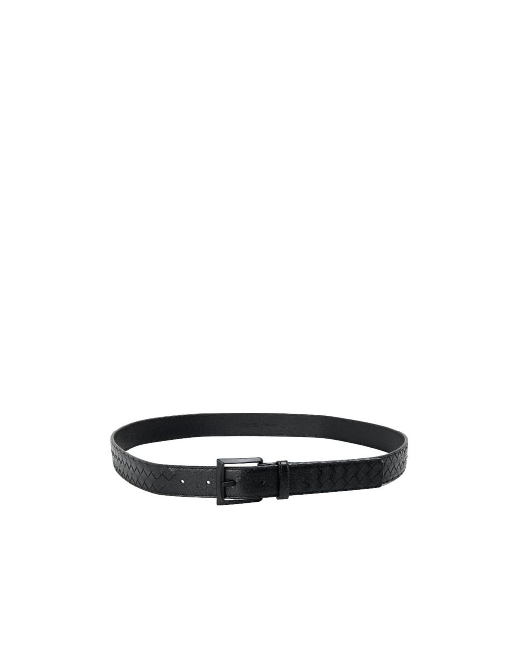 Bottega Veneta White Woven Belt for men