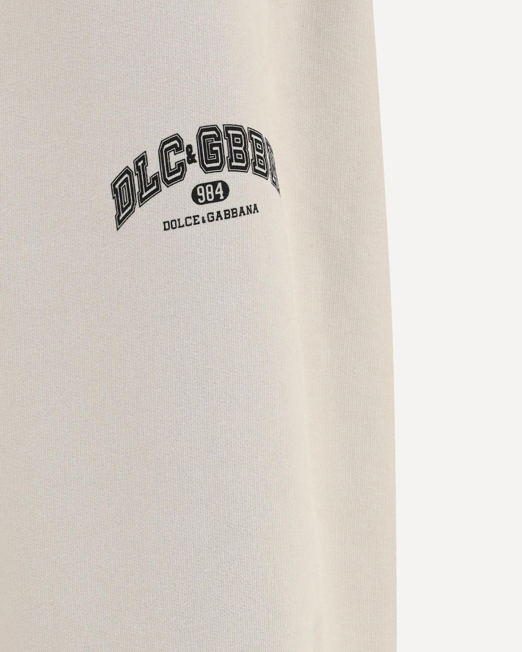 Dolce & Gabbana Gray Logo Printed Jersey Joggers for men