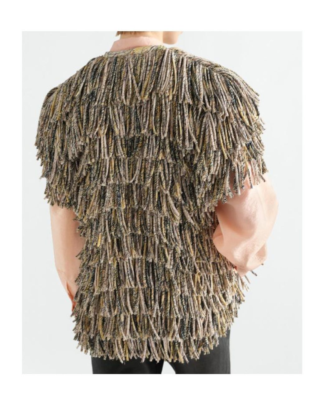 Lemaire Multicolor Flashback Fringed Top