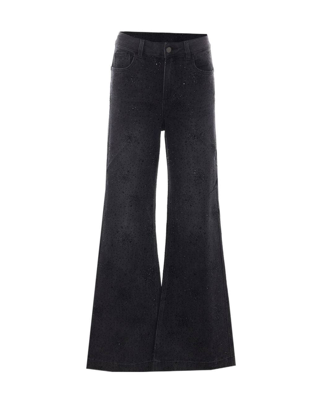 Liu Jo Blue Embellished Flared Jeans