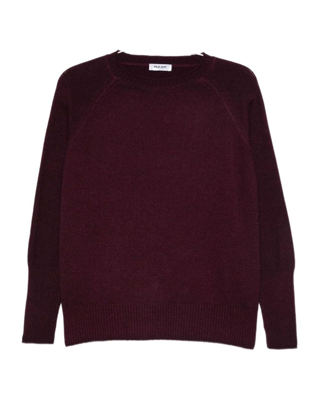 Baserange Purple Raglan-Sleeve Jumper