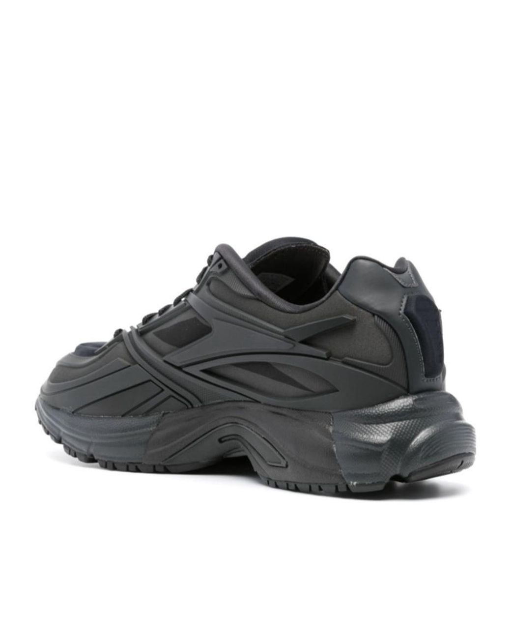 Reebok Black Lace-Up Sneakers for men