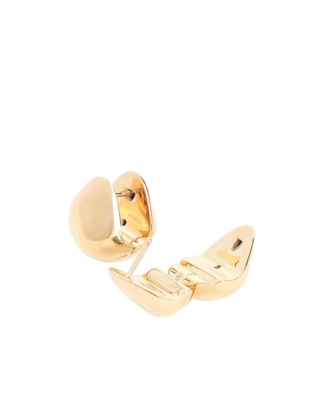 Phoebe Philo Metallic Irregular Stud Earrings