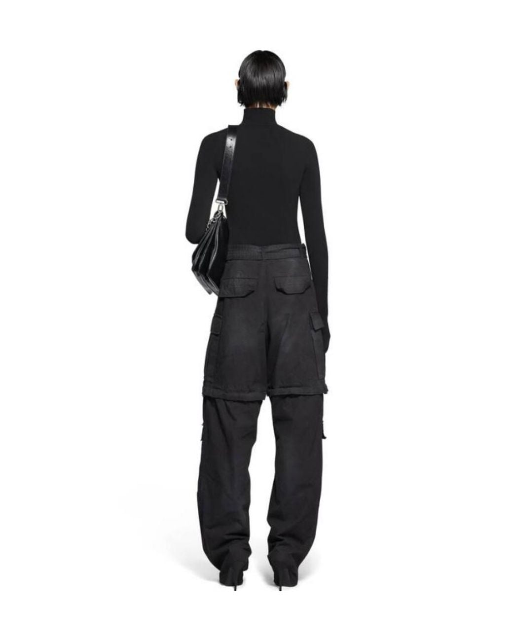 Balenciaga Black Knife Cargo Pantashoes