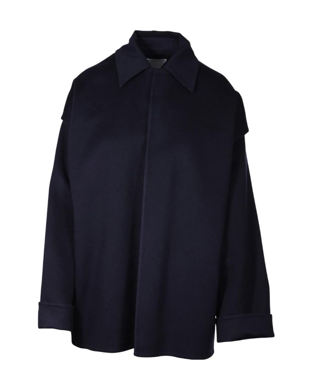 Bottega Veneta Blue Buttoned Oversized Coat