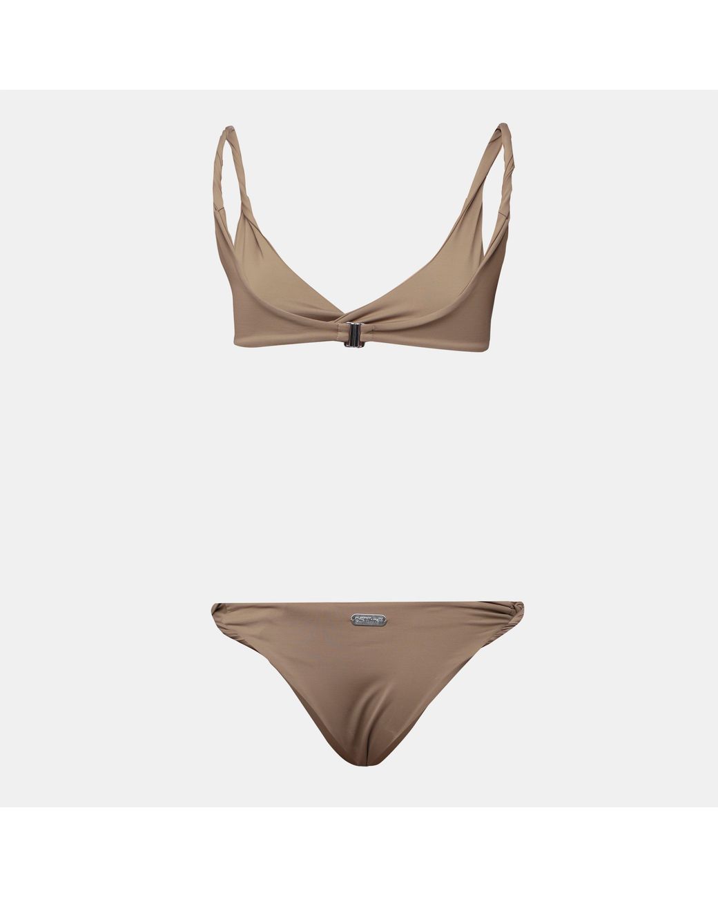 Off-White c/o Virgil Abloh White Solid Color Bikini