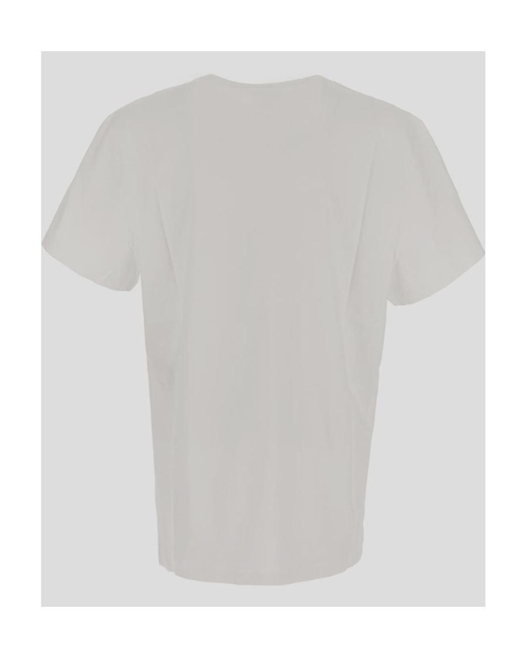 McQueen Gray Graphic Printed Crewneck T-Shirt for men