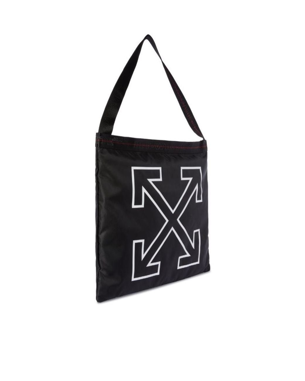 Off-White c/o Virgil Abloh Black Heritage Tote Bag for men