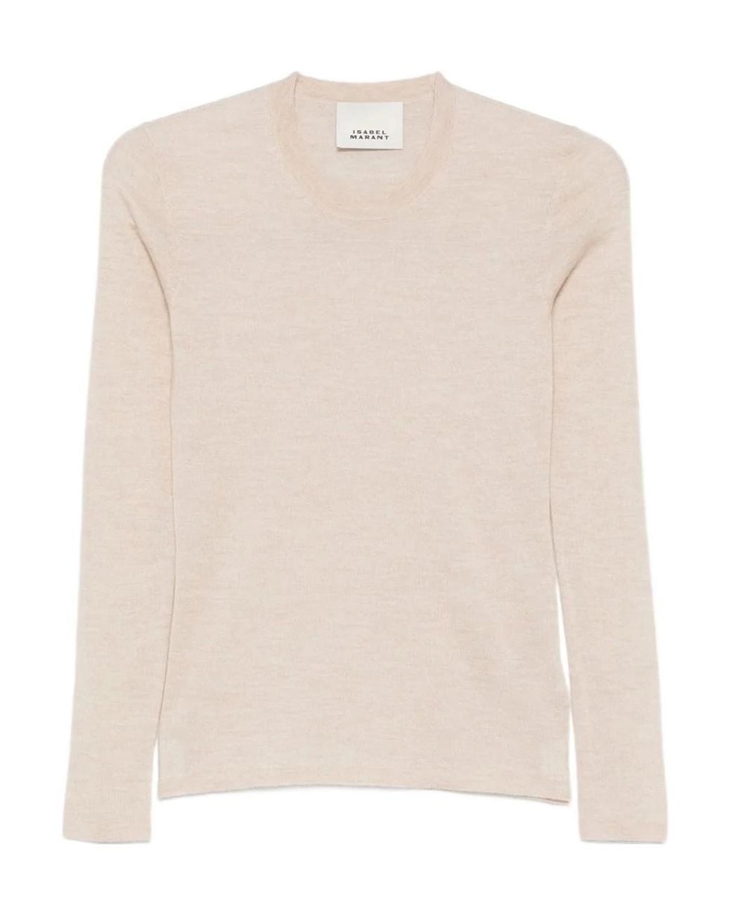 Isabel Marant Natural Ilona Crewneck Knitted Jumper
