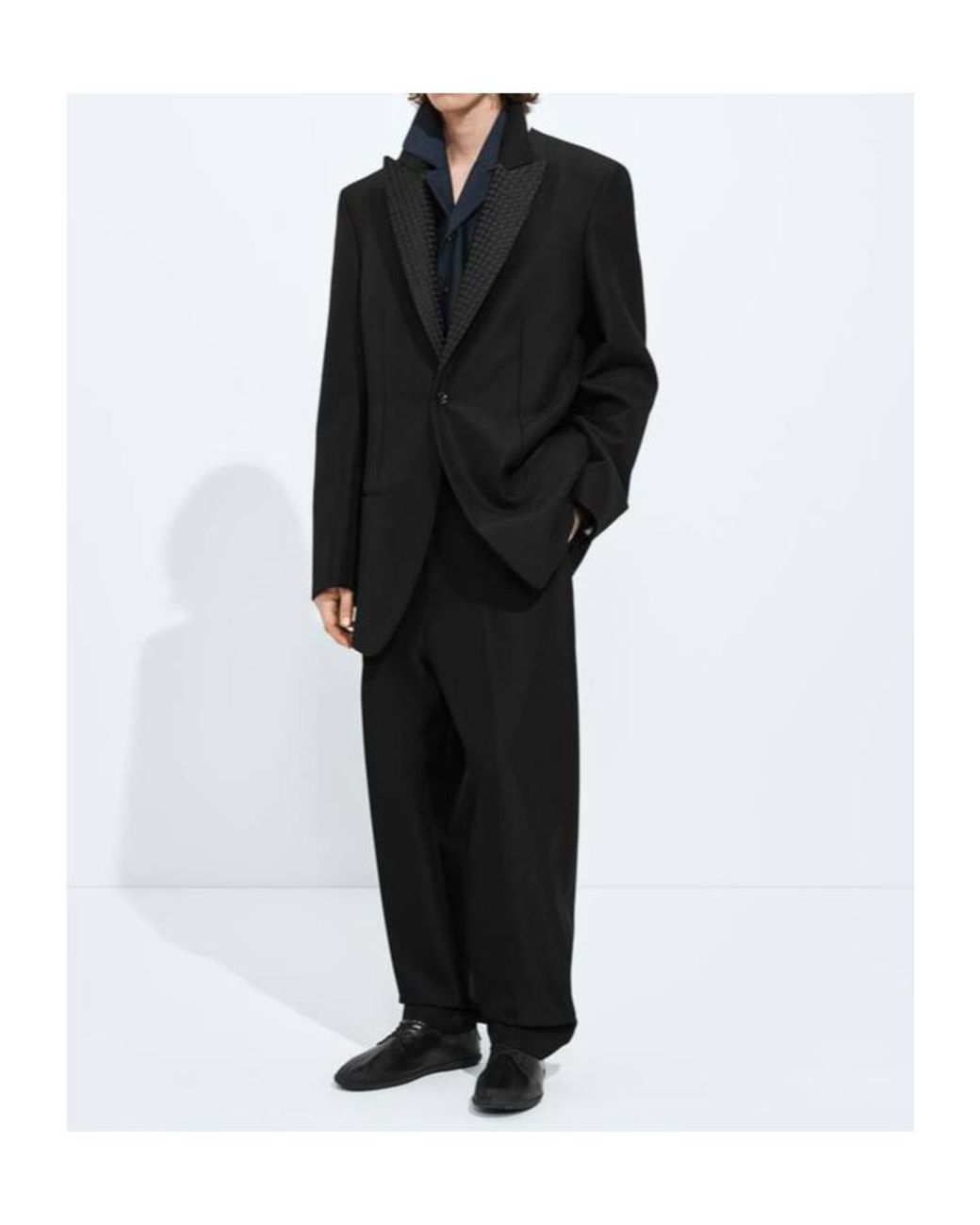 Bottega Veneta Black Mohair And Wool Jacket for men