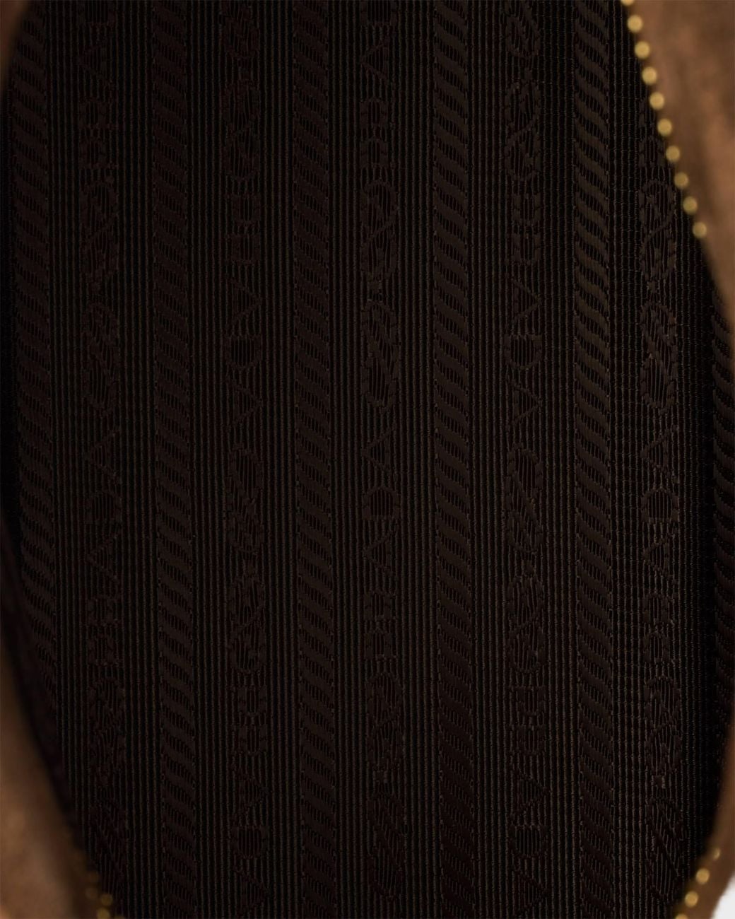 Prada Brown Bonnie Small Suede Shoulder Bag