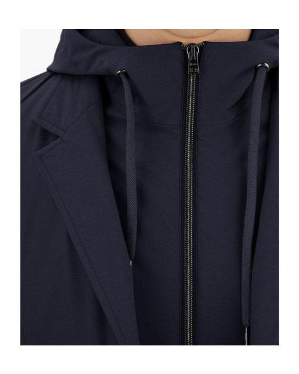 Herno Blue Comfort Stretch Resort Blazer for men