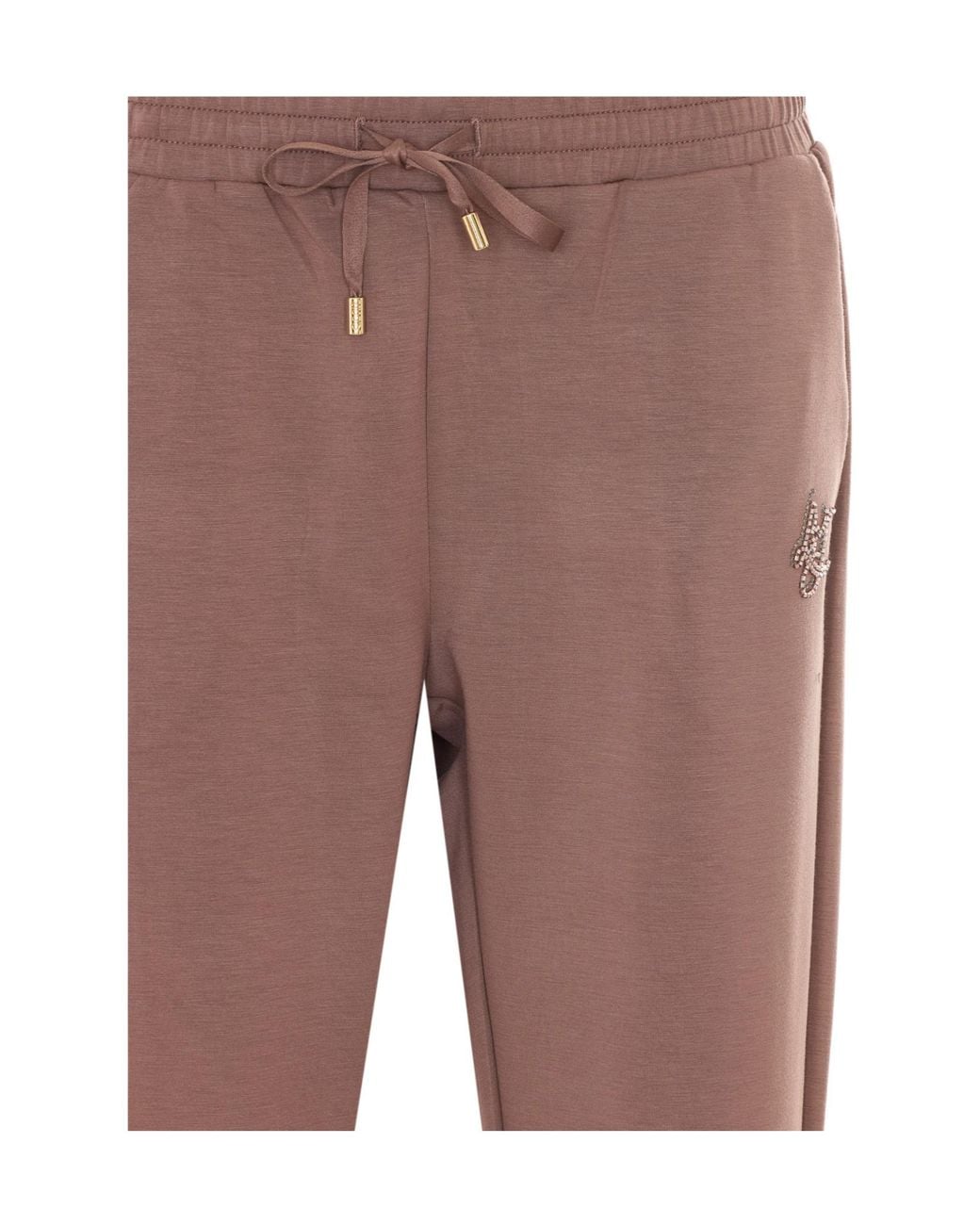 Liu Jo Multicolor Embellished Drawstring Joggers