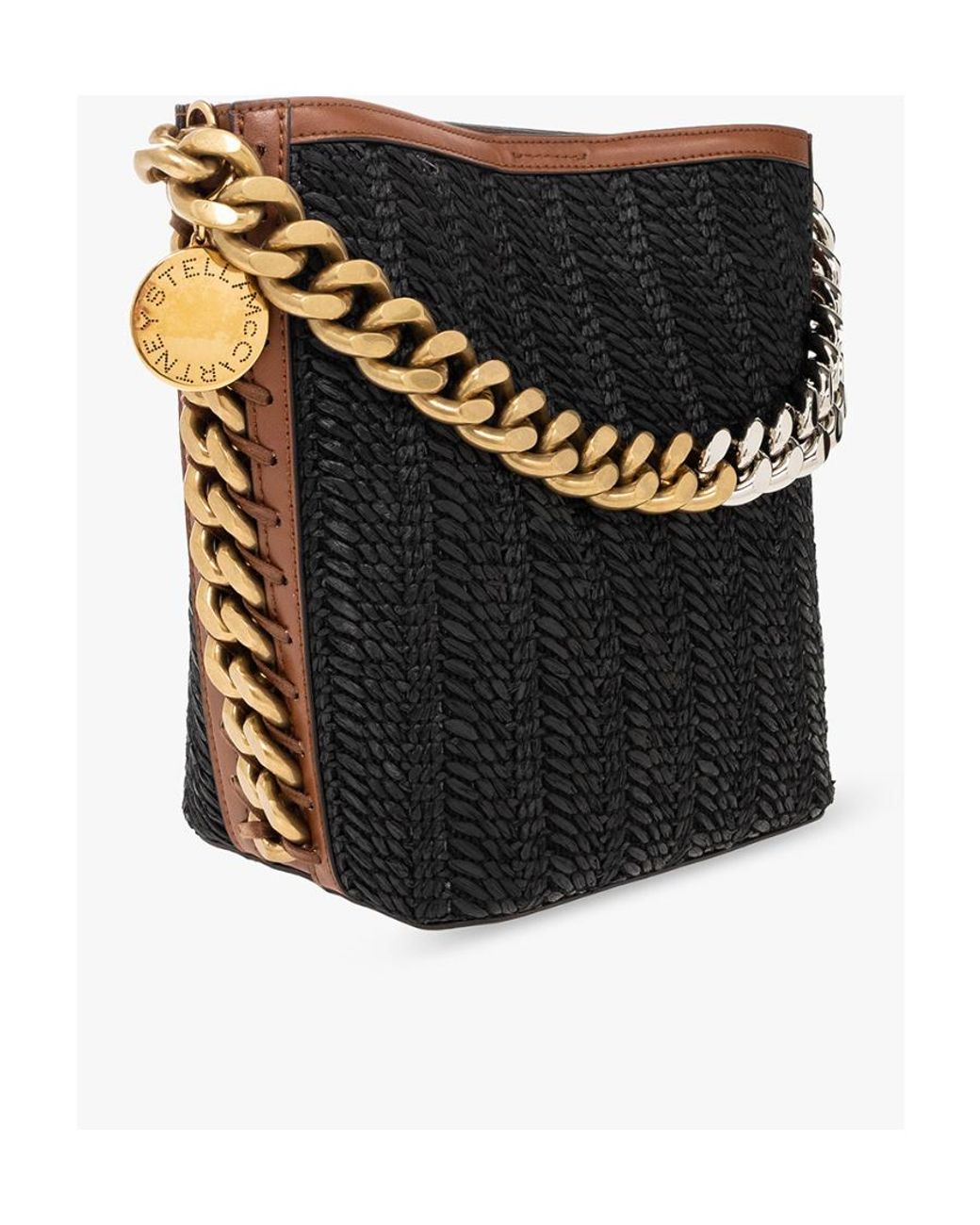 Stella McCartney Black Frayme Bucket Bag