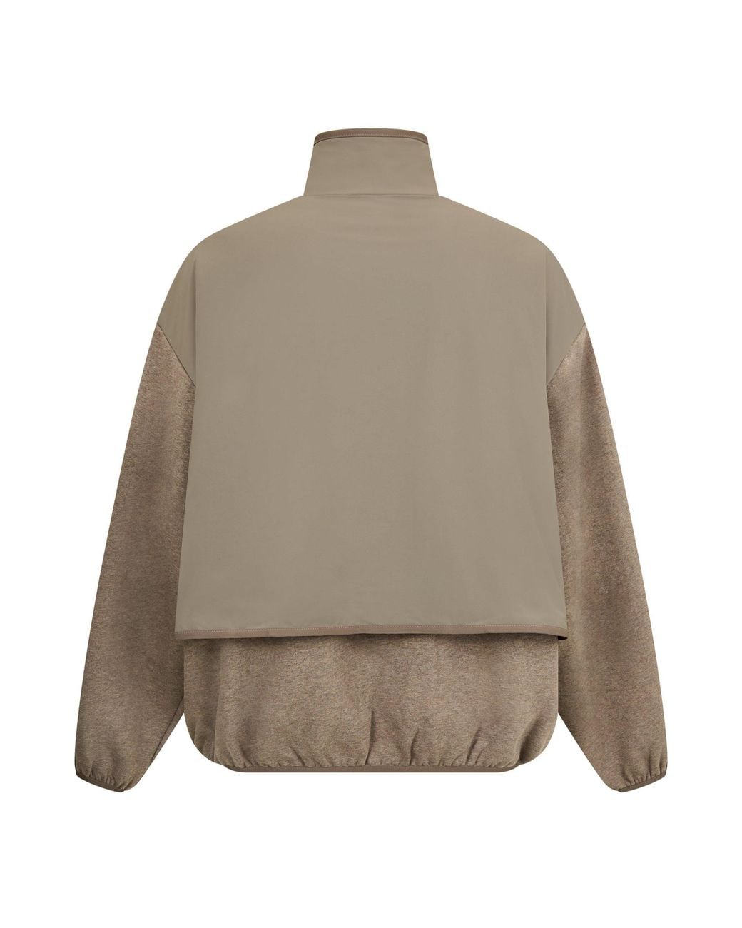Fear Of God Gray 1/4 Zip Fleece Sweater for men