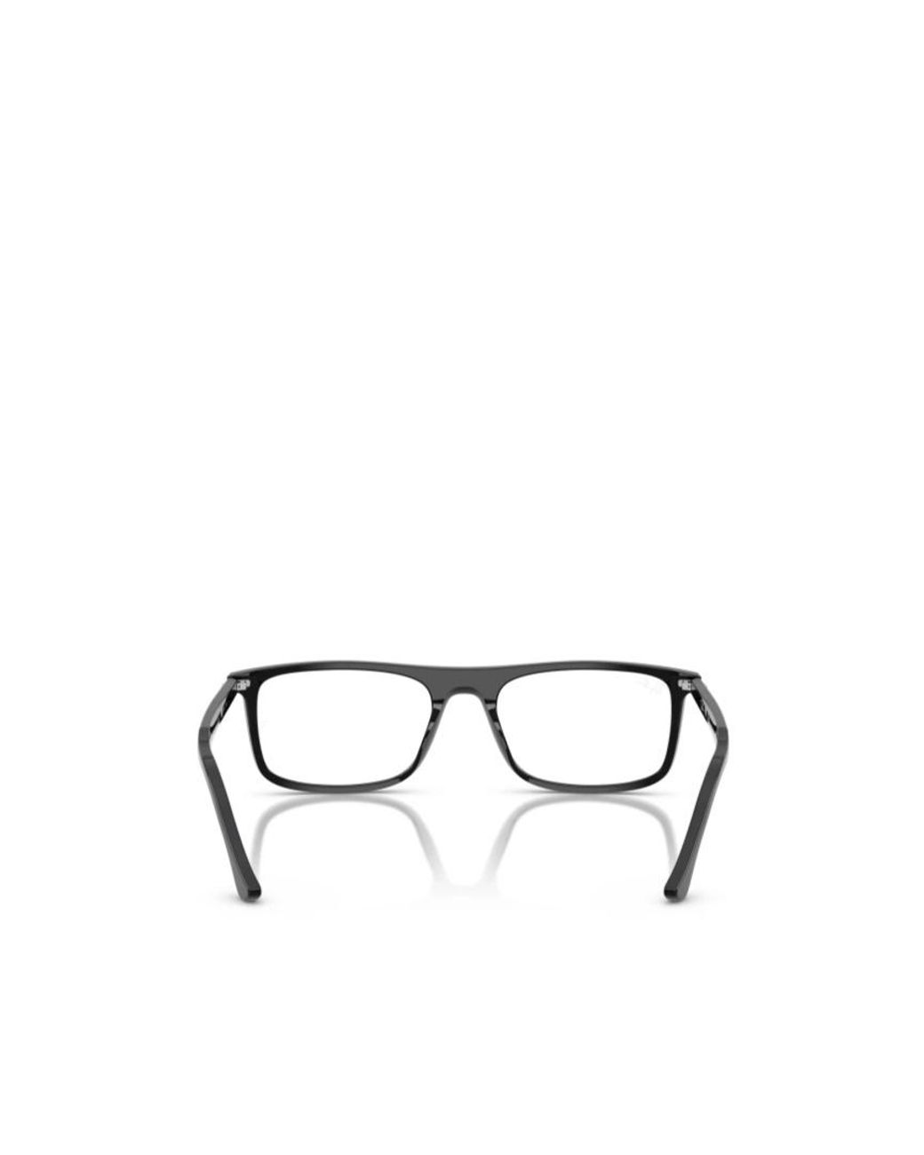 Ray-Ban White Geometric Frame Plain Mirror for men