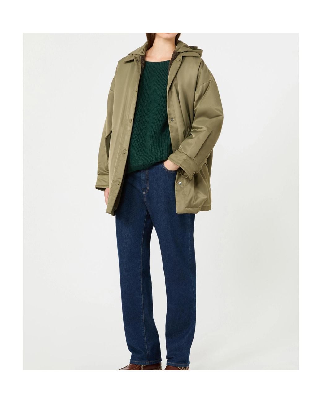 Weekend by Maxmara Green Reversible Down Jacket