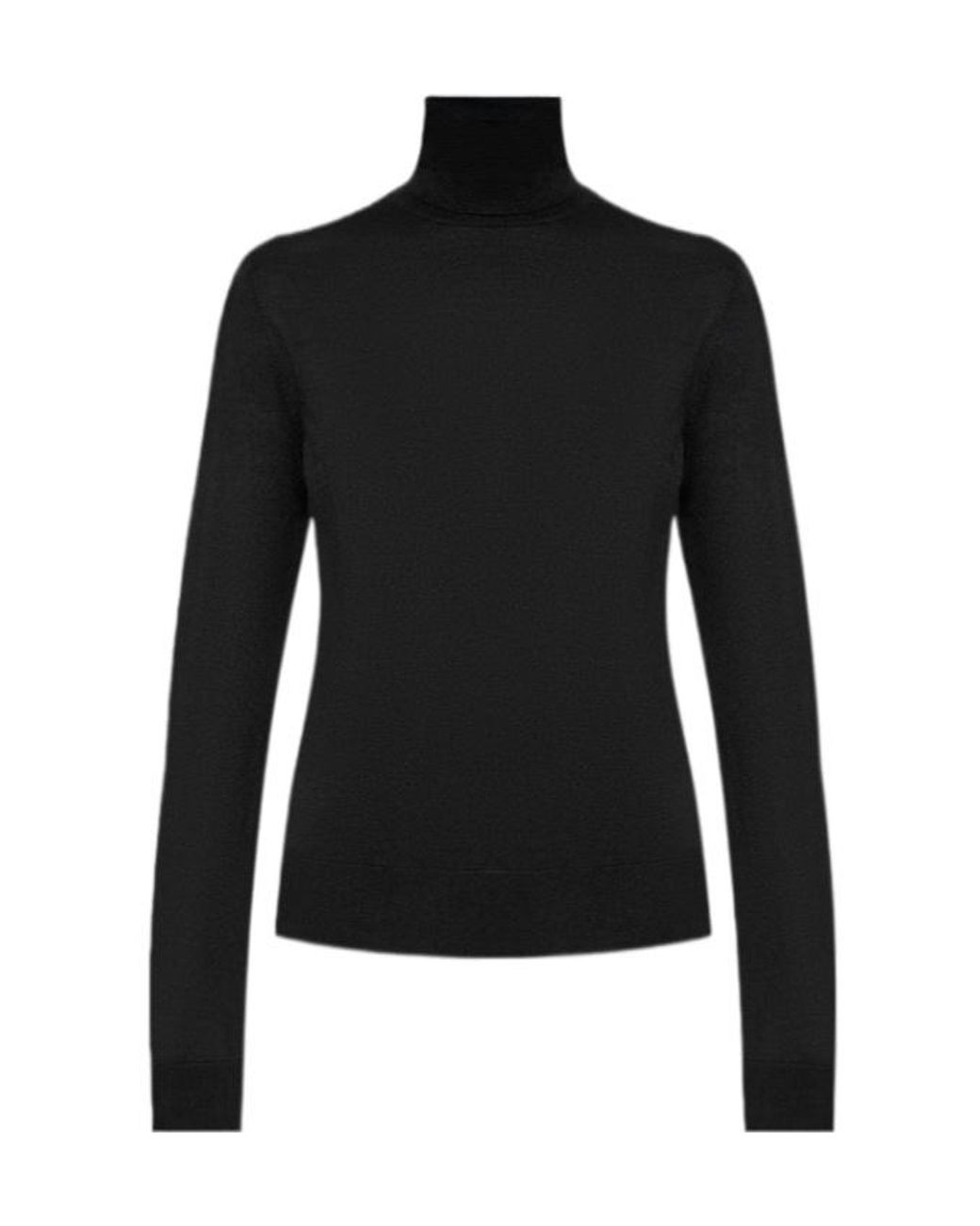 Dolce & Gabbana Black Cashmere Turtleneck