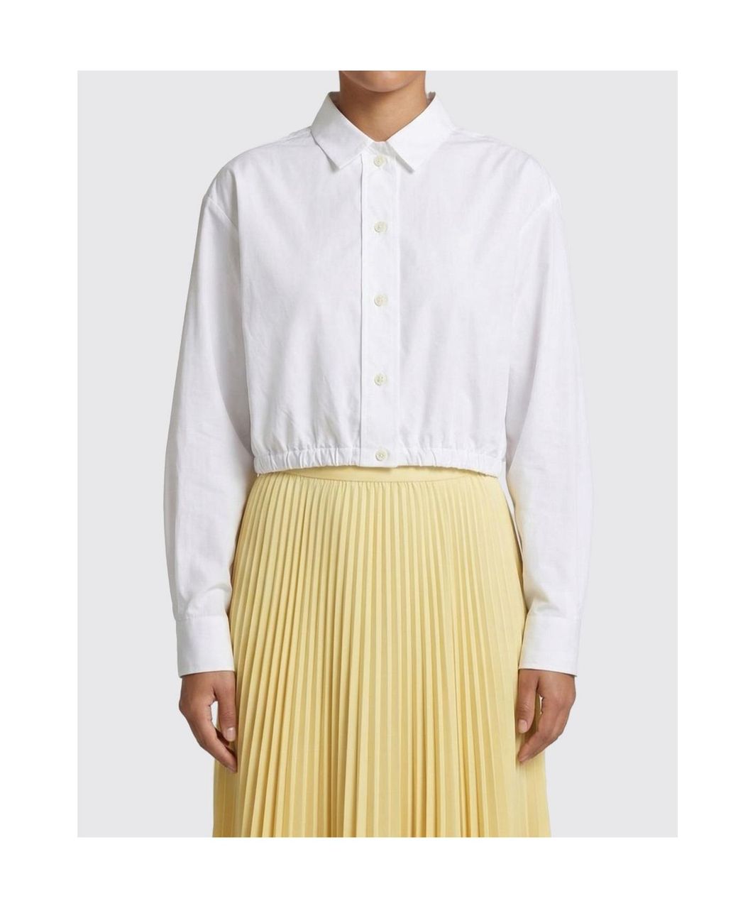 Jil Sander White Technical Faille Blouson