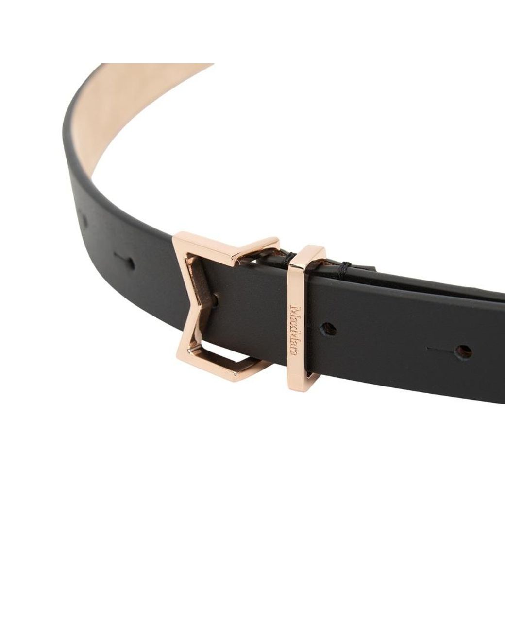 Max Mara White Logo Belt