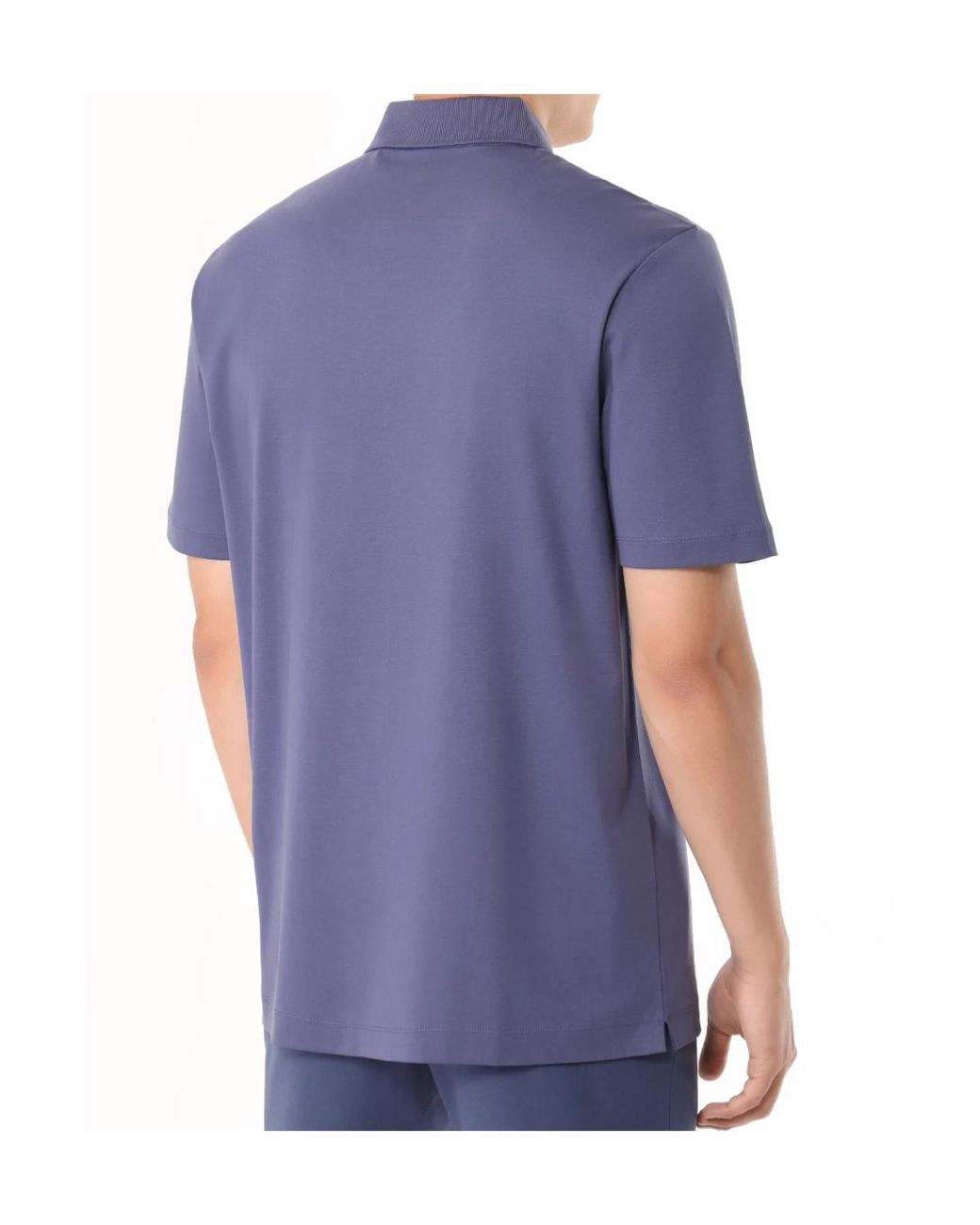 Boss Blue Boss Double-Monogram Patch Polo Shirt for men