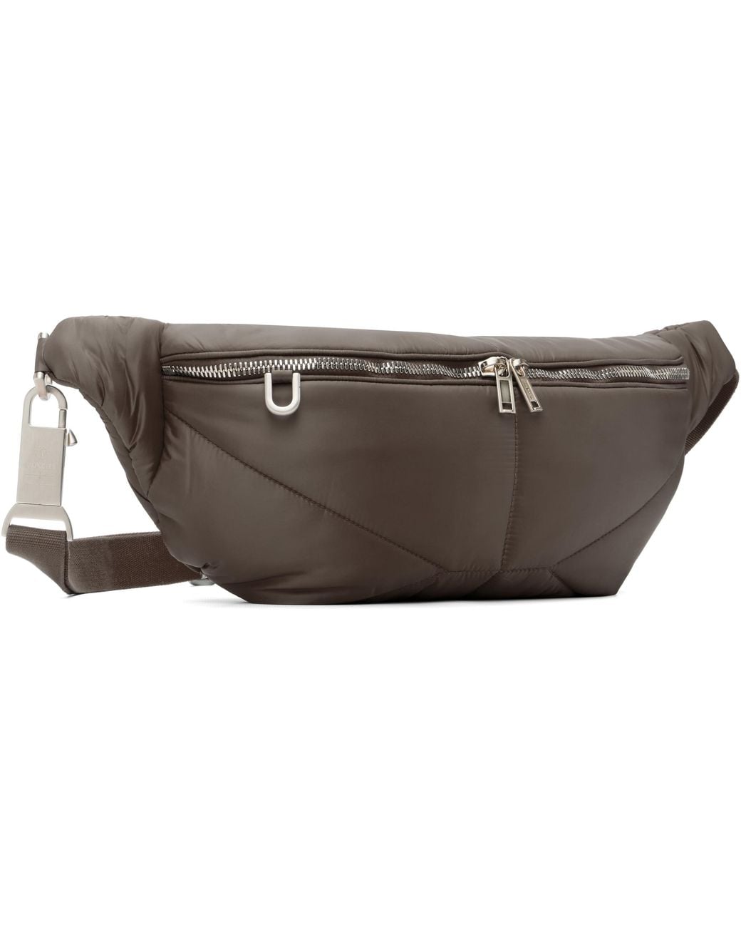 Moncler Brown Rick Owens Moncler Quilted Belt Bag for men