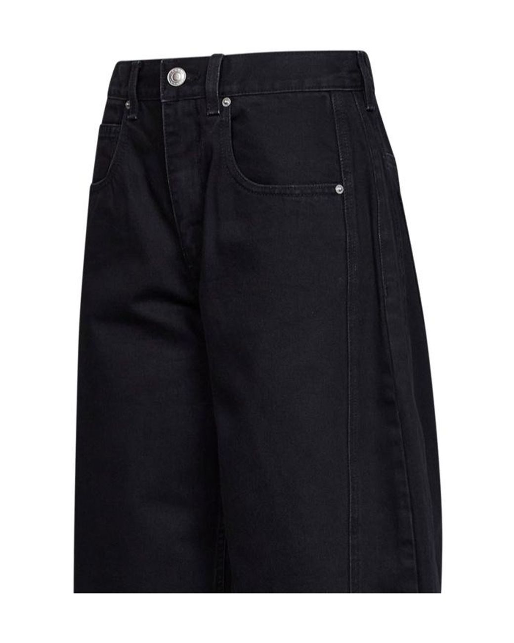 Isabel Marant Black Étoile Oriane Barrel Jeans