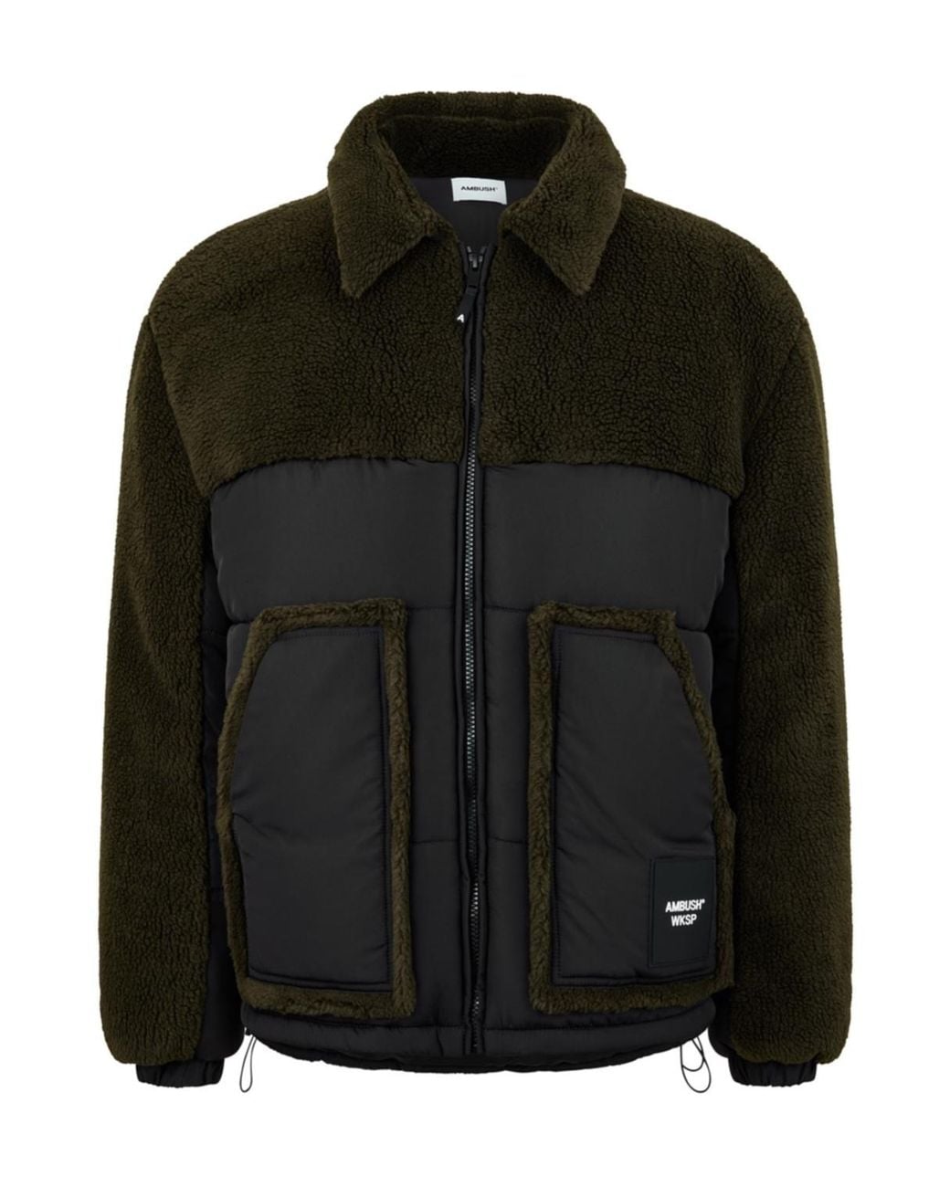 Ambush Black Teddy Padded Jacket for men